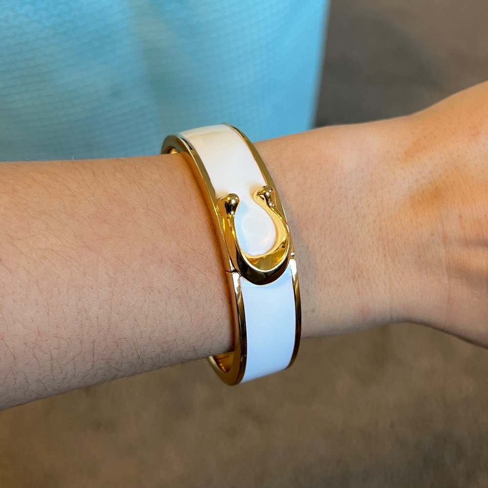 Coach Large Hinged Bangle Bracelet - image 1